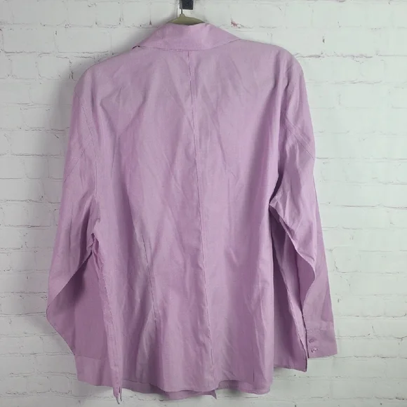 Light Purple Button-Up Shirt - Picture 5 of 5